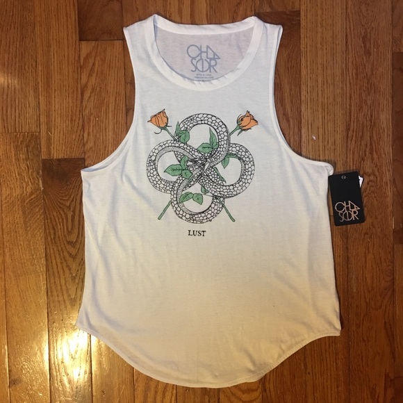 Chaser Snakes & Roses Lust Tank - Picture 3 of 4